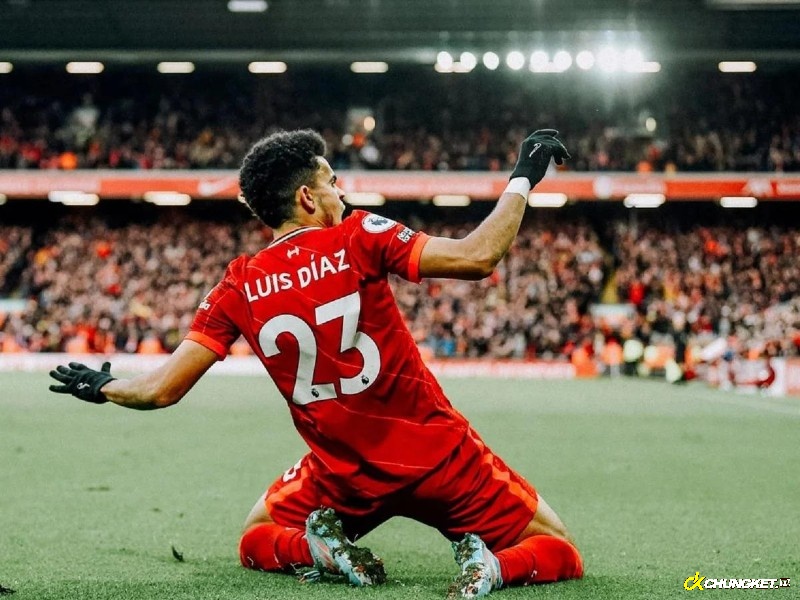 Liverpool FC top 8 cầu thủ đắt giá: Luis Diaz.