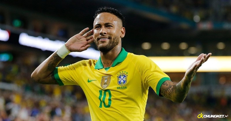Neymar Jr trong màu áo đội tuyển