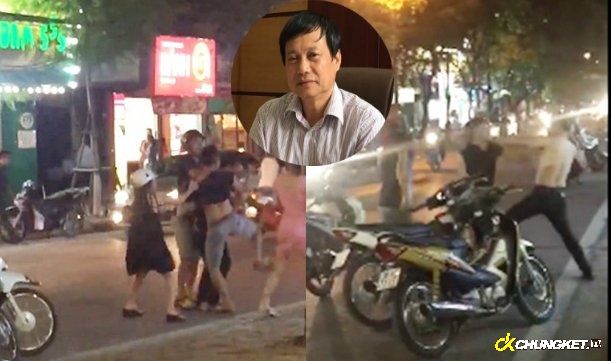 Ông Đinh Minh Tảo, viện trưởng VKSND quận Cầu Giấy trả lời phỏng vấn vụ đánh công an vì nhìn đểu