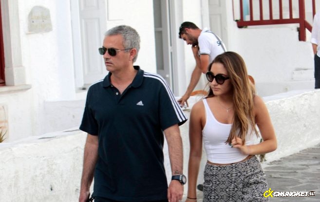 Jose Mourinho cùng với vợ mình là Matilde