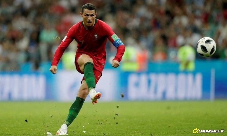 Ronaldo xếp thứ 5 trong số cầu thủ sút mạnh nhất thế giới