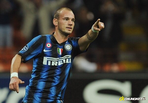 Sneijder giúp lối đá của Inter trở nên hiệu quả hơn